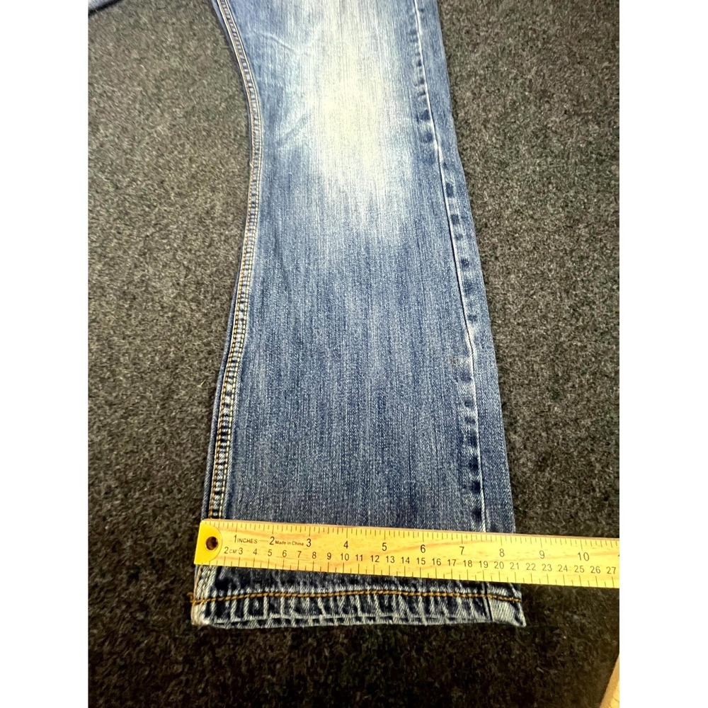 Wrangler 20X No 42 Western Cowboy Jeans Men's 32x32 Blue Denim Whiskered Outdoor - Picture 10 of 11